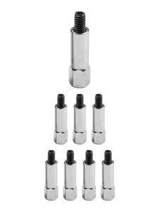 Complete Set of 8 Chrome Valve Cover Bolts for Chevy Small Block Engines - Picture 1 of 12