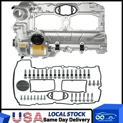 Upgrade Aluminum N20 Engine Valve Cover Kit Fit 2012-2018 BMW X1 X3 X4 X5 2.0L - Изображение 1 из 4