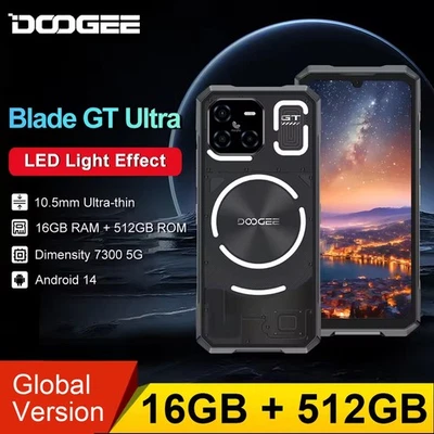 DOOGEE Blade GT Ultra 5G Rugged Phone 100MP AI Main Camera LED light effect NFC - Image 1 of 4