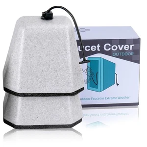 Outdoor Faucet Covers for Winter Freeze Protection, Foam Spigot Covers Winter... - Picture 1 of 6