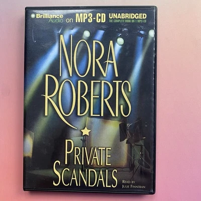 Private Scandals by Nora Roberts MP3 CD Audiobook FREE SHIPPING - Image 1 of 3