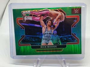 Rick Boogs 2022 Panini Prizm WWE! Green Prizm! #10 WWE SMACK DOWN! - Picture 1 of 2