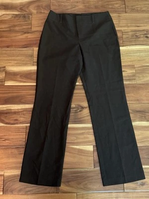 Pantalones de vestir para mujer Cambridge iz Byer California marrón poliéster rayón, talla 13 Foto 1 de 4