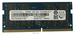 RMSA3330ME88HCF-3200 Ramaxel 32GB PC4-25600 DDR4-3200MHz Non-ECC Sodimm - Picture 1 of 1