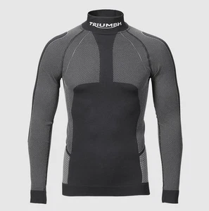 Maglia Tecnica Maniche Lunghe Originale Triumph Base Layer Top Black MFNA2059 - Imagen 1 de 4