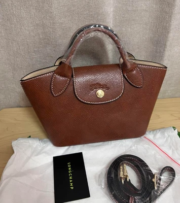 USED LONGCHAMP Épure Tote bag Brown - Leather from Japan FS - Image 1 of 4