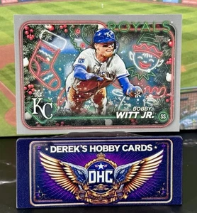 2024 Topps Holiday - Bobby Witt Jr. #H111 argento glitter - Kansas City Royals - Foto 1 di 3