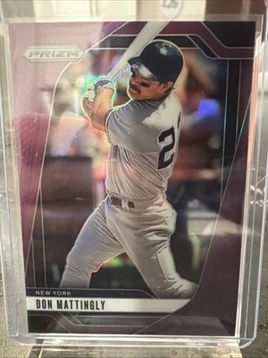 Panini Prizm Don Mattingly #111 Purple Prizm 2025/149 NY Yankees Foto 1 de 2