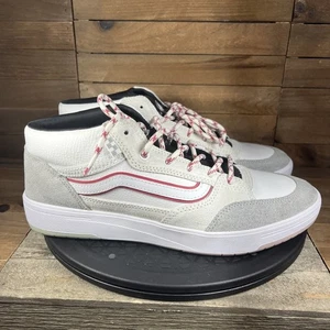 Vans Para hombres Talla 10.5 Skateboarding Zahba Medio Blanco Gris VR3 Cush Zapatos de Skate - Imagen 1 de 10