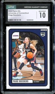 2024 Panini NIL University Connecticut ROOKIE SP ~ Paige Bueckers ~ CGC 10 GEM - Picture 1 of 2