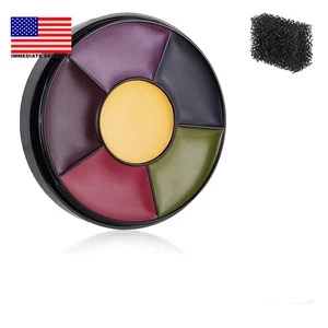 6 Farben Prellungsrad Spezialeffekte SFX Zombie Make-up Kit Halloween Professiona - Bild 1 von 6