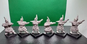 6x Metal 1995 Citadel Marauder Dark Elves Elf Crossbow Warhammer Games Workshop - Picture 1 of 2
