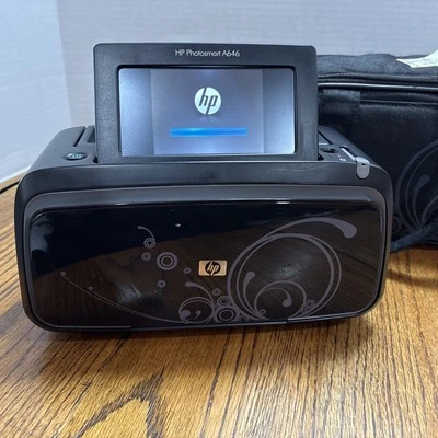 HP Photosmart Printer A640 Series with Carrying Case,Cord & Instruct.,not Tested - Image 1 of 4