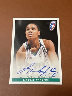 2008 Rittenhouse WNBA Autograph Lindsey Harding Los Angeles Lakers Minn Lynx - Image 1 of 2
