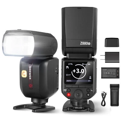 NEEWER Z880-N 2.4G i-TTL Camera Flash Speedlite TTL/M 1/8000s HSS for Nikon - Image 1 of 4