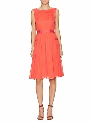 Nuevo con etiquetas Vestido Plisado de Seda Diane Von Furstenberg DVF, para Boda y Fiesta, EE. UU. 12 Foto 1 de 4