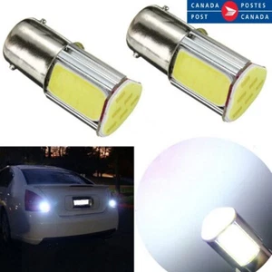 2x White 1157 Car Brake Stop Light Blub 4 COB 24-SMD LED 1034 1130 12V Car Truck - Picture 1 of 10