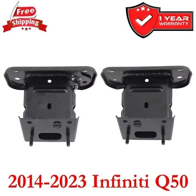 Bumper Bracket For 2014-2023 Infiniti Q50 Front Left & Right Side Steel - Imagem 1 de 4