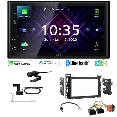 JVC Autoradio Apple CarPlay Android  DAB+ für Chevrolet Cobalt 2005-2010 schwarz - Bild 1 von 4