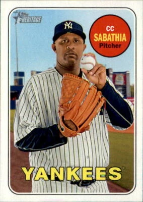 CC Sabathia 2018 Topps Heritage Card #248 - Image 1 of 2