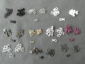 Konvolut Bekleidung- Haken und Ösen Clips, 10 Positionen = 100 Verschlüsse - Bild 1 von 13
