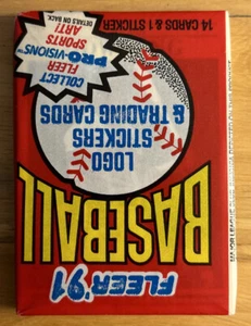 1991 Fleer Baseball Wax Pack Brian Downing Angels (Top) Padres Sticker (Back) - Picture 1 of 3