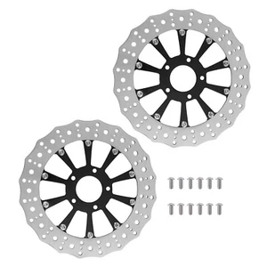 2 piezas rotores de freno delanteros flotantes 11,8 para Harley-Davidson Touring 2009-2019 nuevos - Imagen 1 de 11