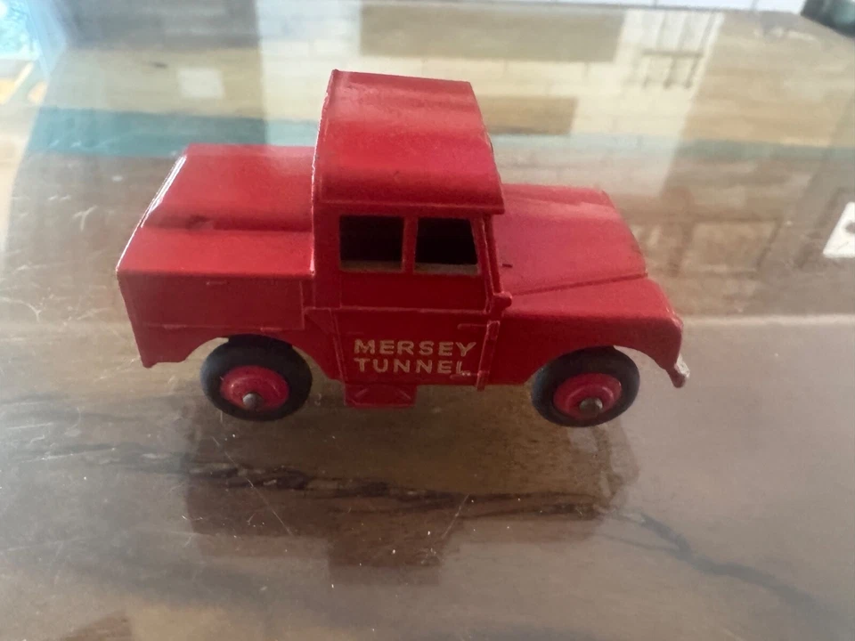 DINKY TOYS #255 MERSEY TUNNEL POLICE TRUCK Meccano Ltd Red  - Image 1 of 4