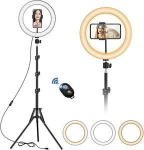 Joomer Selfie USB Ring Light With 3 Color Modes Adjustable Brightness - Picture 1 of 5
