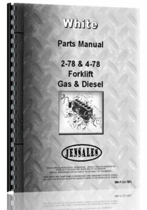 White 2-78 4-78 Forklift Parts Manual Catalog - Picture 1 of 4
