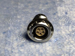 NEW LEMO EGA.0B.305.CLL 5 Pin Panel Mount Socket Solder Cup Circular Connector - Picture 1 of 6