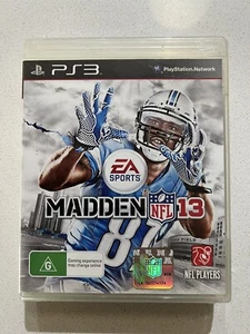 ( Madden NFL 13 PlayStation 3 - PS3 Game No Scratches - Picture 1 of 1