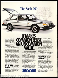 1986 SAAB 900 advertisement, Saab 900-Sport, Canadian ad. - Picture 1 of 1