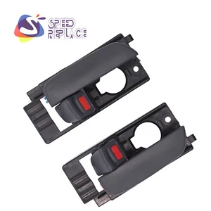 Pair Front Inner Door Handle Left & Right Side Fit for Hyundai Accent 2006-2011 - Foto 1 di 7