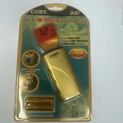 NEW OLD STOCK COBY CR-A27 DIGITAL TIME PROJECTOR W/ ALARM CLOCK - Image 1 of 4