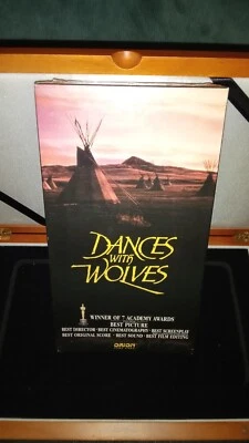 Dances With Wolves VHS RARE FACTORY SEALED STUDIO WATERMARK 1990 1st print Orion - Image 1 of 4