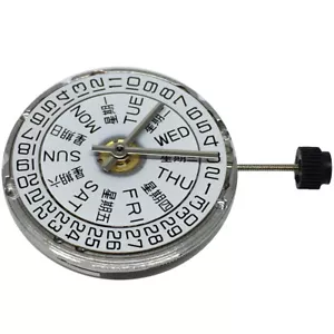 ST2100 Atomuhrwerk ETA 2836-2 SELLITA SW220 Klonweiß 3H Perlage - Bild 1 von 4