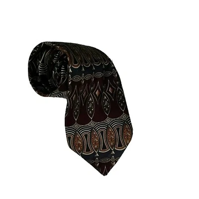 Dani Moda Maschile Hecho a Mano Seda Rojo Hombre Corbata Cuello Foto 1 de 4