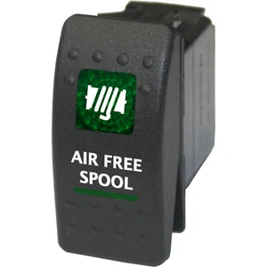 Wippschalter 552G AIR FREE SPOOL Dual LED grün EIN-AUS - Bild 1 von 1