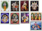 Lot of 9 Hindu Religious Poster of Shri Krishna Krsna  - 9 x 11 Inches