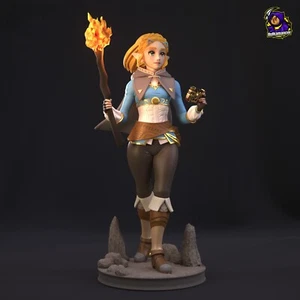 Zelda - Lágrimas del Reino - Figura Fan Art - Impresión en resina 3D 208 mm - Imagen 1 de 11