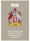 Gray English Surname History Booklet with Historical Facts of this Famous Name