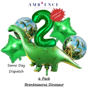 Globos de dinosaurio fiesta de cumpleaños niños decoraciones helio aire niños dinosaurio verde - Imagen 1 de 65