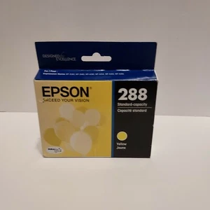 NEW Epson 288 Yellow Ink Cartridge T288420 OCtober 2023 Expiration. - Picture 1 of 6