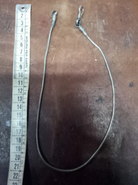 collana bagno argento indiano pezzo unico super offerta INDIAN SILVER snake   - Immagine 1 di 1