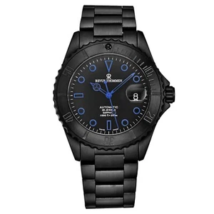 Revue Thommen Men's 'Diver' Black Dial Black Bracelet Swiss Automatic 17571.2675 - Picture 1 of 7