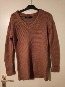 Vero Moda Strick Pullover Gr. S Grobstrick Erdfarben Pulli Basic - Bild 1 von 4