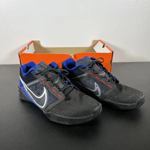 Nike Zoom Metcon Turbo 2 Mens Size 9.5 Black Royal Shoes DH3392-002 [AD01] - Picture 1 of 16
