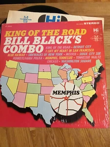 BILL BLACK'S COMBO: King Of The Road Shrink EX/EX Glassine Album Sleeve Stereo - Picture 1 of 5