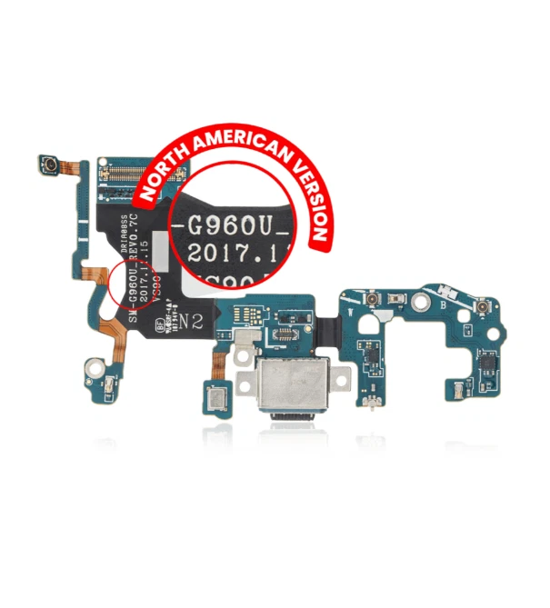 PUERTO CARGADOR USB ORIGINAL SAMSUNG GALAXY S9 SM-G960U + MICRÓFONO PIEZA OEM Foto 1 de 1